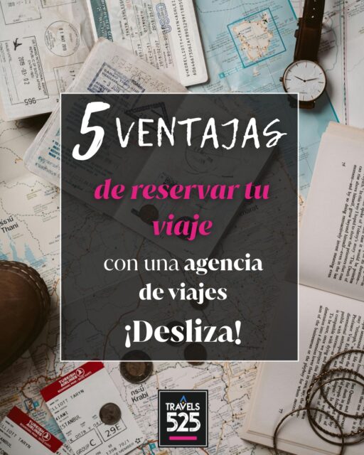Planear un viaje debería ser emocionante… no estresante ✈️🌍

En Travels 525 nos encargamos de todo para que tú solo te preocupes por disfrutar.

Ahorras tiempo ⏳
Recibes asesoramiento totalmente personalizado 🤝
Accedes a mejores opciones y beneficios exclusivos 💼🌎
Tienes asistencia en todo momento 🙌
Y, sobre todo… viajas con total tranquilidad 💙✈️

Cada viaje es único, y por eso lo diseñamos a tu medida, según tu presupuesto, gustos y estilo de viaje.

✨ Tu próxima aventura empieza con una buena planificación.
📩 Escríbenos y organizamos el viaje de tus sueños.
📲 WhatsApp: +34 968 57 59 75
👩‍💻 Web: www.travels525.com
-
At Travels 525, we take care of everything so you can simply focus on enjoying the experience.

Save time ⏳
Receive fully personalized advice 🤝
Access better options and exclusive benefits 💼🌎
Get assistance whenever you need it 🙌
And most importantly… travel with total peace of mind 💙✈️

Every journey is unique, which is why we tailor it to your budget, preferences, and travel style.

✨ Your next adventure starts with the right planning.
📩 Message us and let’s create your dream trip together.
📲 WhatsApp: +34 968 57 59 75
👩‍💻 Web: www.travels525.com